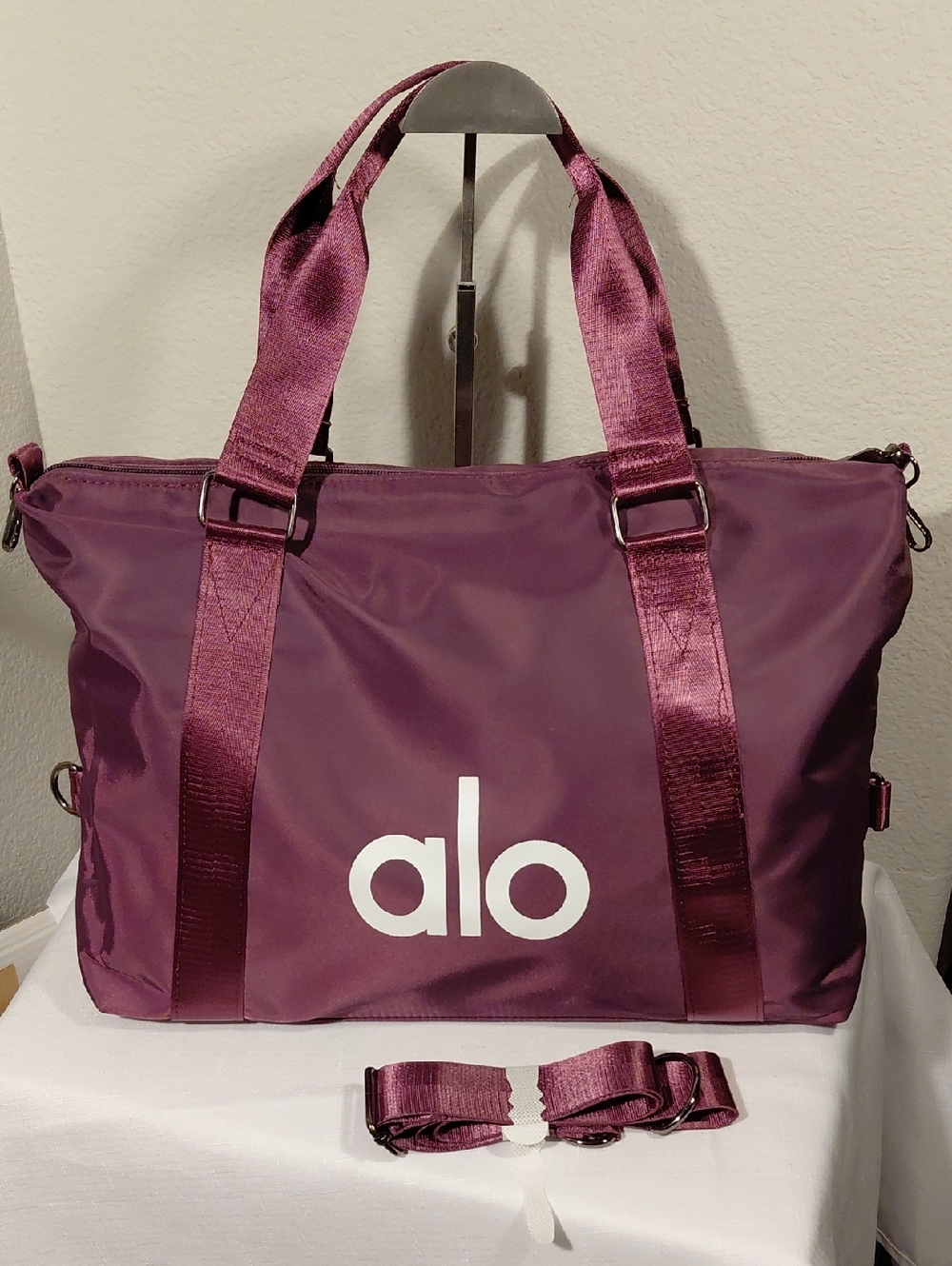 ALO Yoga Plum Tote Bag